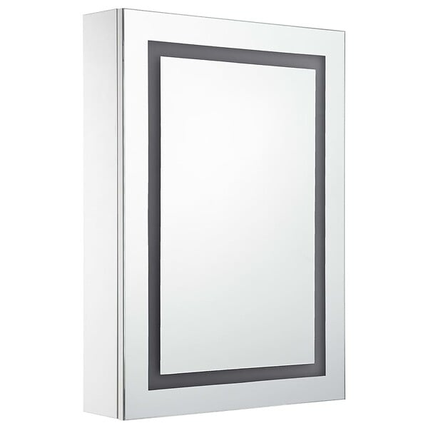 VIDAXL - vidaXL Armoire de salle de bain à miroir LED 50x13x70 cm - large