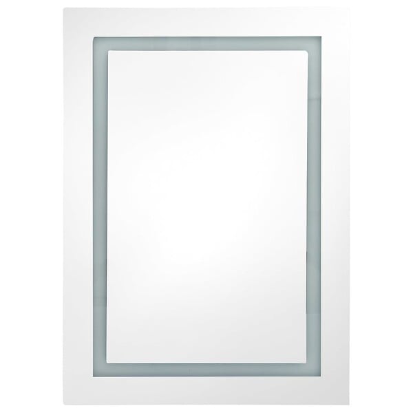 VIDAXL - vidaXL Armoire de salle de bain à miroir LED 50x13x70 cm - large