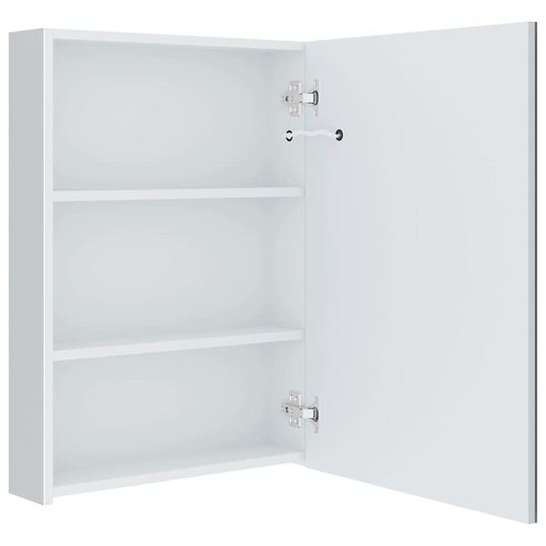 VIDAXL - vidaXL Armoire de salle de bain à miroir LED 50x13x70 cm - large