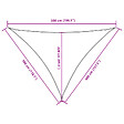 VIDAXL - vidaXL Voile de parasol tissu oxford triangulaire 3x4x5 m beige - vignette