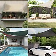 VIDAXL - vidaXL Voile d'ombrage 160 g/m² Blanc 3x5 m PEHD - vignette