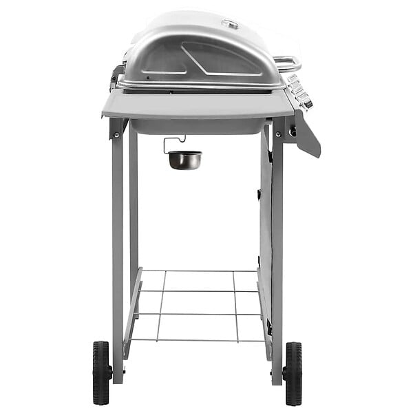 VIDAXL - vidaXL Barbecue gril à gaz avec 4 brûleurs argenté - large