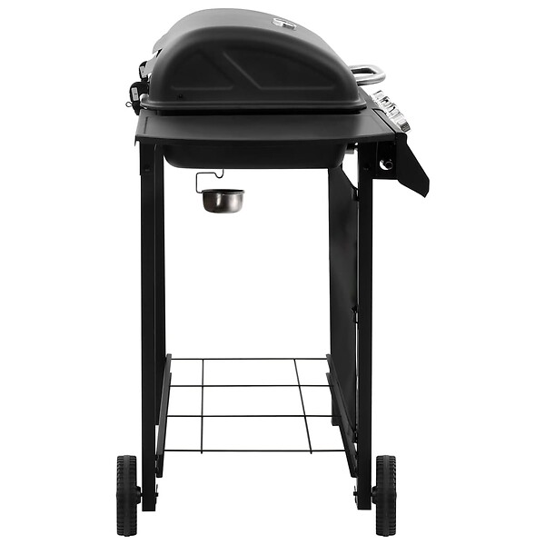 VIDAXL - vidaXL Barbecue gril à gaz avec 4 brûleurs Noir - large