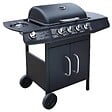 VIDAXL - vidaXL Barbecue à gaz  4 + 1 zone de cuisson Noir - vignette