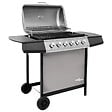 VIDAXL - vidaXL Barbecue gril à gaz avec 6 brûleurs Noir et argenté - vignette