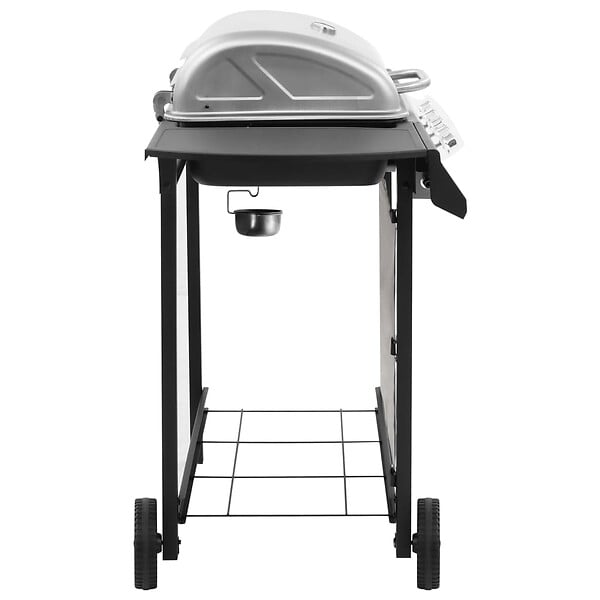 VIDAXL - vidaXL Barbecue gril à gaz avec 4 brûleurs Noir et argenté - large