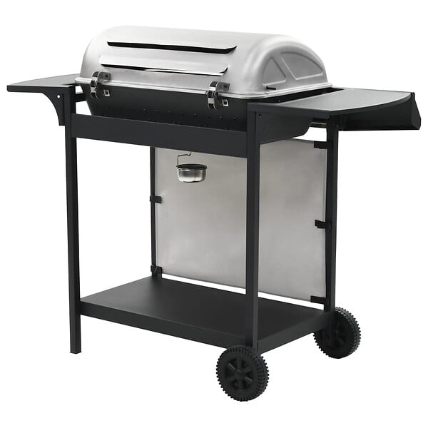 VIDAXL - vidaXL Barbecue au gaz avec 6 zones de cuisson Inox Argenté - large