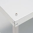 VIDAXL - vidaXL Table pour fumoir à four 40x28x44,5 cm acier galvanisé - vignette