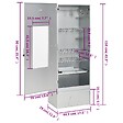 VIDAXL - vidaXL Fumoir pour four à barbecue avec copeaux de bois 44,5x29x110 cm - vignette