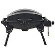 VIDAXL - vidaXL Barbecue à gaz portatif avec zone de cuisson Noir - vignette