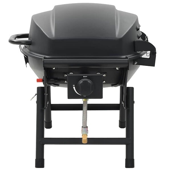VIDAXL - vidaXL Barbecue à gaz portatif avec zone de cuisson Noir - large