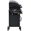 VIDAXL - vidaXL Barbecue à gaz 4+1 zones de cuisson Noir Acier - vignette