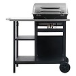 VIDAXL - vidaXL Barbecue à gaz avec tablette à 3 couches Noir et argenté - vignette