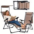 ENTREPOT BRICO - Chaise Longue Pliante Transat  jardin avec Pare-Soleil 51 × 88 × 107 cm - vignette
