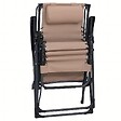 ENTREPOT BRICO - Chaise Longue Pliante Transat  jardin avec Pare-Soleil 51 × 88 × 107 cm - vignette