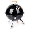 ENTREPOT BRICO - Barbecue à charbon de bois en acier sphérique portable 31x31x41 cm - vignette