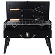 ENTREPOT BRICO - Barbecue à charbon pliable et portable avec étui et accessoires 43x26x29 cm - vignette