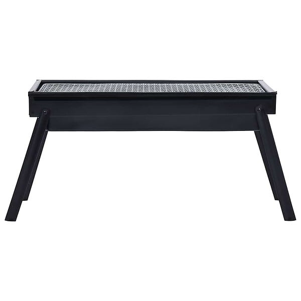 VIDAXL - vidaXL Barbecue portable de camping Acier inoxydable 60x22,5x33 cm - large