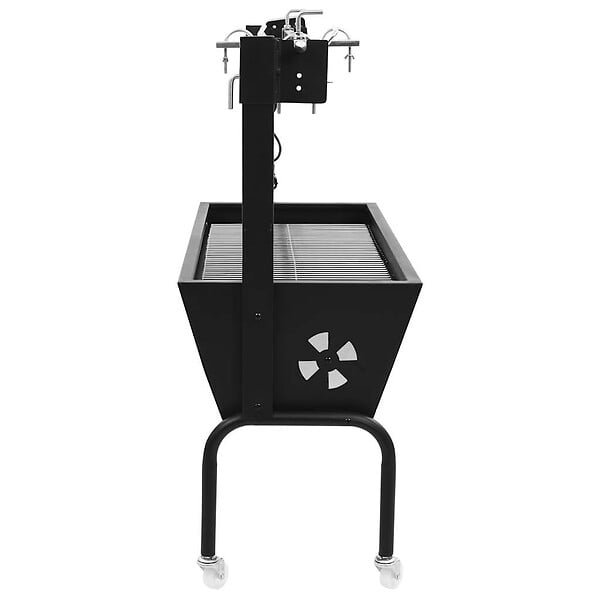 VIDAXL - vidaXL Rôtissoire pour barbecue électrique Acier inoxydable - large