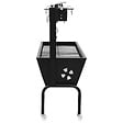 VIDAXL - vidaXL Rôtissoire pour barbecue électrique Acier inoxydable - vignette