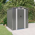 VIDAXL - vidaXL Abri de jardin Gris clair 192x191x223 cm Acier galvanisé - vignette