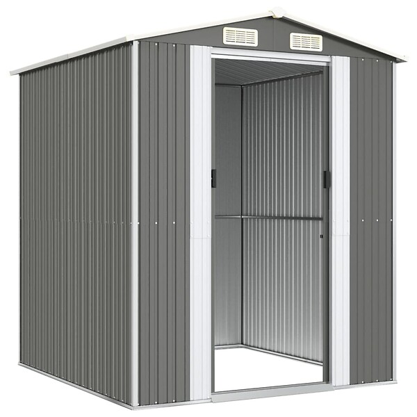 VIDAXL - vidaXL Abri de jardin Gris clair 192x191x223 cm Acier galvanisé - large