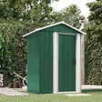 VIDAXL - vidaXL Abri de jardin Vert 126x97,5x177 cm Acier galvanisé - vignette