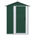VIDAXL - vidaXL Abri de jardin Vert 126x97,5x177 cm Acier galvanisé - vignette