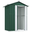 VIDAXL - vidaXL Abri de jardin Vert 126x97,5x177 cm Acier galvanisé - vignette