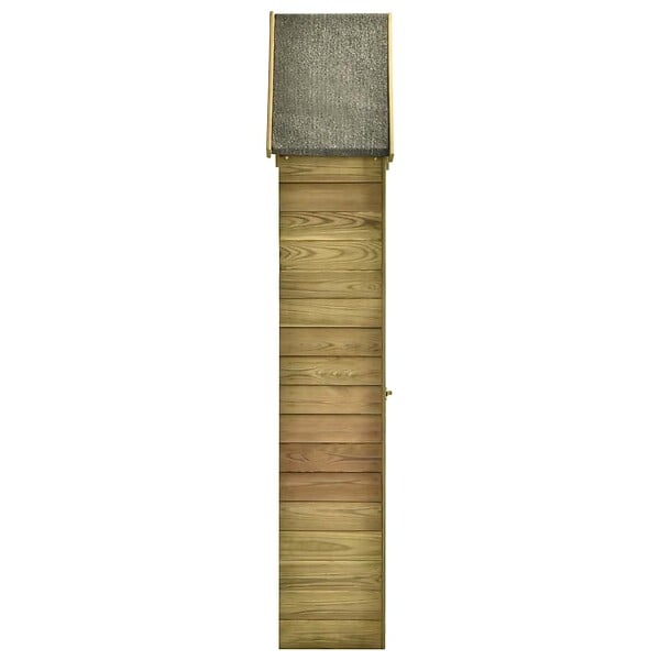 VIDAXL - vidaXL Abri à outils de jardin et porte 69,5x32x178cm Pinède imprégnée - large