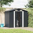 VIDAXL - vidaXL Abri de stockage pour jardin Anthracite Acier 204x132x186 cm - vignette
