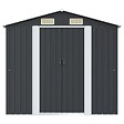 VIDAXL - vidaXL Abri de stockage pour jardin Anthracite Acier 204x132x186 cm - vignette