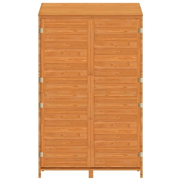 VIDAXL - vidaXL Remise de jardin Marron 102x52x174,5 cm Bois de sapin solide - large