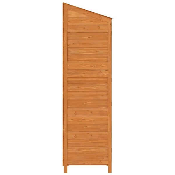 VIDAXL - vidaXL Remise de jardin Marron 102x52x174,5 cm Bois de sapin solide - large