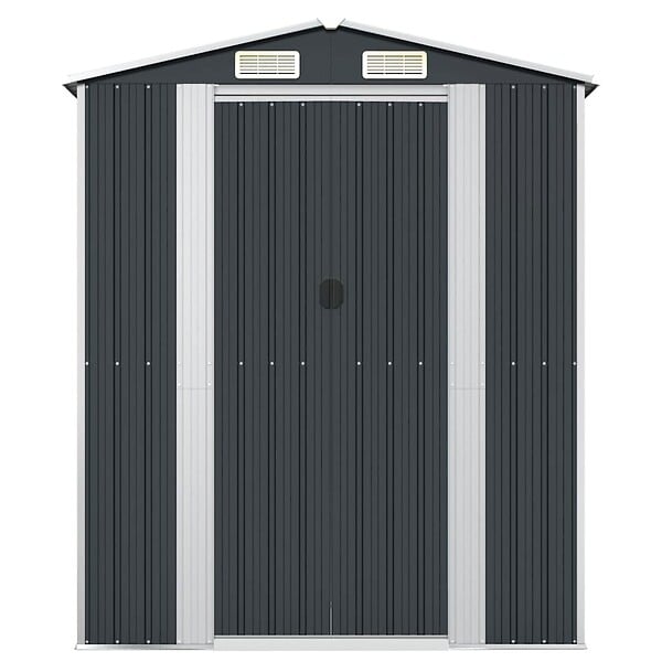 VIDAXL - vidaXL Abri de jardin Anthracite 192x108x223 cm Acier galvanisé - large