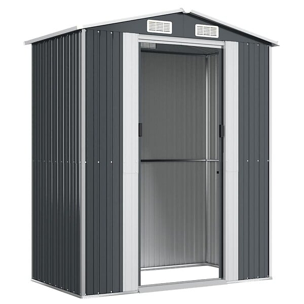 VIDAXL - vidaXL Abri de jardin Anthracite 192x108x223 cm Acier galvanisé - large