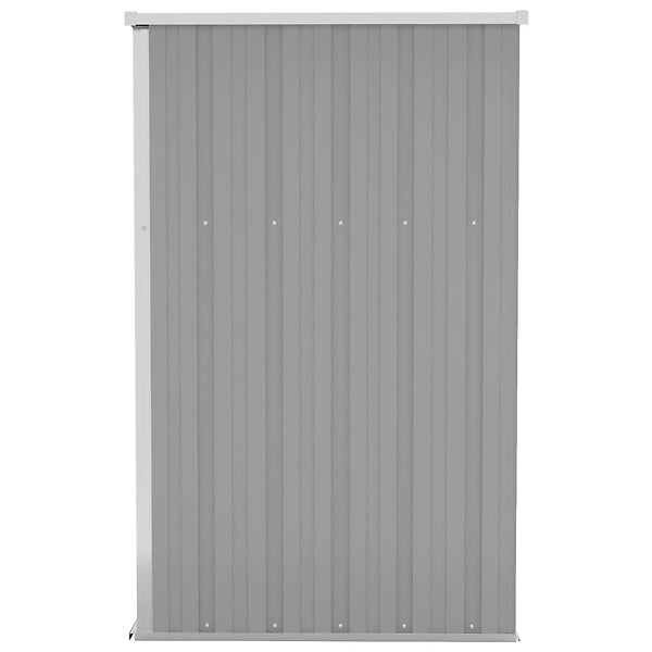 VIDAXL - vidaXL Remise de jardin murale Gris 118x100x178 cm Acier galvanisé - large