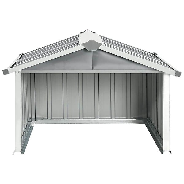 VIDAXL - vidaXL Abri pour robot de jardin 92x97x63 cm Acier galvanisé Gris - large
