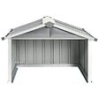 VIDAXL - vidaXL Abri pour robot de jardin 92x97x63 cm Acier galvanisé Gris - vignette