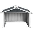 VIDAXL - vidaXL Abri pour robot de jardin 92x97x63cm Acier galvanisé Anthracite - vignette