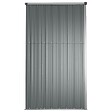 VIDAXL - vidaXL Abri à outils de jardin Gris 161x89x161 cm Acier galvanisé - vignette