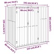 VIDAXL - vidaXL Abri à outils de jardin Gris 161x89x161 cm Acier galvanisé - vignette