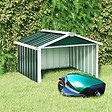 VIDAXL - vidaXL Abri tondeuse robot de jardin 92x97x63 cm Acier galvanisé Vert - vignette