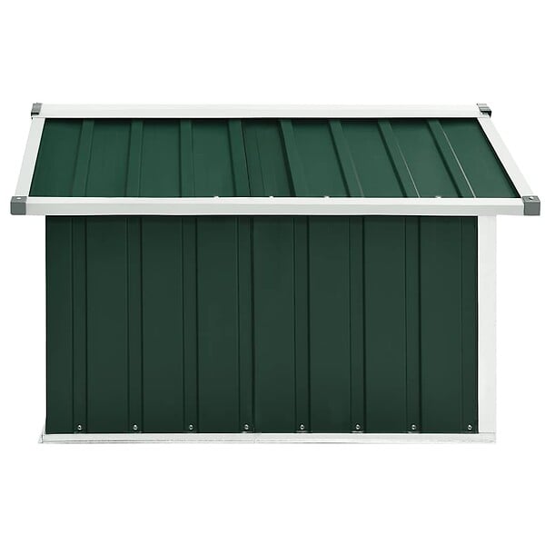 VIDAXL - vidaXL Abri tondeuse robot de jardin 92x97x63 cm Acier galvanisé Vert - large