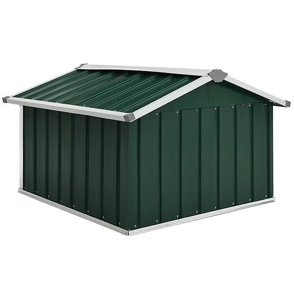 VIDAXL - vidaXL Abri tondeuse robot de jardin 92x97x63 cm Acier galvanisé Vert - large