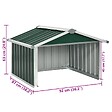 VIDAXL - vidaXL Abri tondeuse robot de jardin 92x97x63 cm Acier galvanisé Vert - vignette