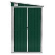 VIDAXL - vidaXL Abri de jardin mural Vert 118x288x178 cm Acier galvanisé - vignette