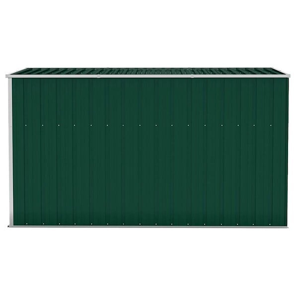 VIDAXL - vidaXL Abri de jardin mural Vert 118x288x178 cm Acier galvanisé - large
