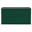 VIDAXL - vidaXL Abri de jardin mural Vert 118x288x178 cm Acier galvanisé - vignette