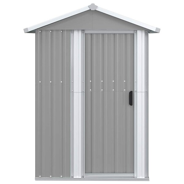 VIDAXL - vidaXL Abri de jardin Gris 126x97,5x177 cm Acier galvanisé - large